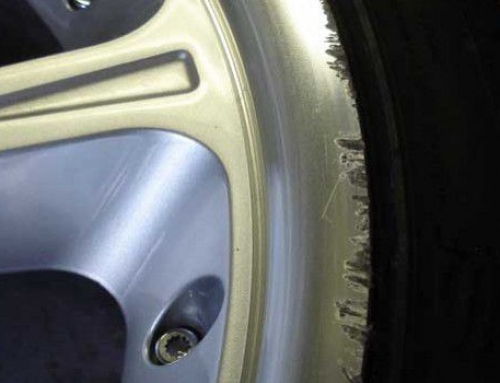 Manchester Kerbed and Corroded Split Rim Wheel